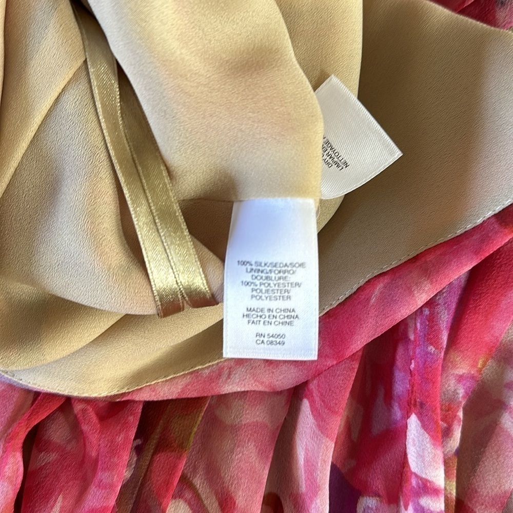 NWT Jones New York Collection Sleeveless Pleated Silk MIDI Dress, 12 - Picture 12 of 12